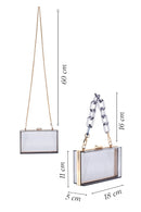 Women's Gray Transparent Portfolio Bag | Derimod