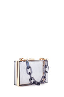 Women's Gray Transparent Portfolio Bag | Derimod