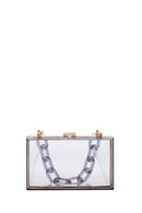 Women's Gray Transparent Portfolio Bag | Derimod