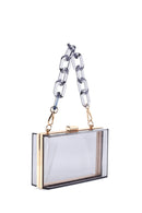 Women's Gray Transparent Portfolio Bag | Derimod