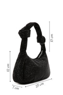 Women's Black Stone Handbag | Derimod