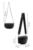 Women's Black Waist Bag | Derimod