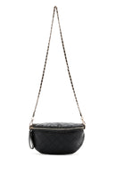 Women's Black Waist Bag | Derimod