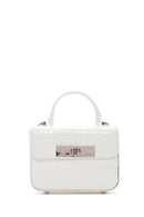 Women's White Crocodile Handbag | Derimod