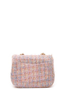 Women's Multi-Colored Long Strap Crossbody Bag with Accessory Detail | Derimod