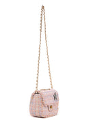 Women's Multi-Colored Long Strap Crossbody Bag with Accessory Detail | Derimod