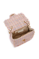 Women's Multi-Colored Long Strap Crossbody Bag with Accessory Detail | Derimod