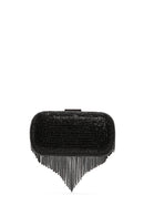 Women's Black Stone Portfolio Bag | Derimod