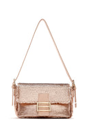 Women's Pink Sequin Shoulder Bag | Derimod