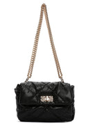 Kadın Siyah Kapitone Çapraz Çanta | Derimod