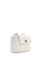 Kadın Ekru Kapitone Çapraz Çanta | Derimod