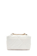 Kadın Ekru Kapitone Çapraz Çanta | Derimod