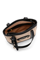 Women's Black Straw Shoulder Bag | Derimod