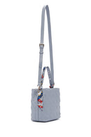 Women's Blue Quilted Handbag | Derimod