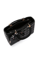 Women's Black Quilted Handbag | Derimod