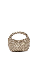 Kadın Altın Örgülü El Çantası | Derimod