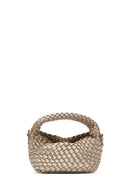 Kadın Altın Örgülü El Çantası | Derimod