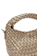 Kadın Altın Örgülü El Çantası | Derimod