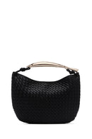 Women's Black Braided Handbag | Derimod