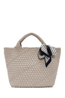 Women's Beige Knitted Shoulder Bag | Derimod