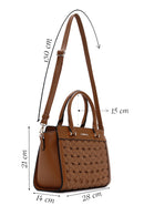 Women's Tan Classic Handbag | Derimod