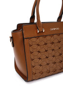 Women's Tan Classic Handbag | Derimod