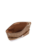 Kadın Kahverengi Hasır Portföy Çanta | Derimod