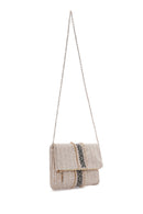 Women's Ecru Straw Portfolio Bag | Derimod
