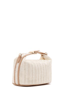 Women's Ecru Wicker Handbag | Derimod