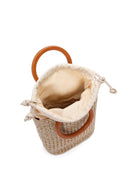 Women's Beige Straw Handbag | Derimod