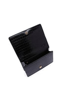 Women's Black Crocodile Handbag | Derimod