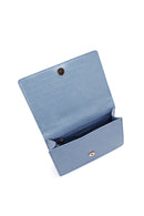 Women's Blue Crocodile Handbag | Derimod