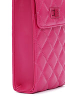 Women's Pink Quilted Mini Crossbody Bag | Derimod
