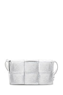 Kadın Gümüş Metalik Çapraz Çanta | Derimod
