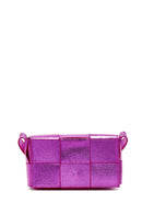 Kadın Pembe Metalik Çapraz Çanta | Derimod