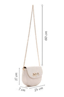 Women's Beige Crocodile Cross Bag | Derimod