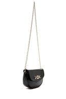 Women's Black Crocodile Cross Bag | Derimod