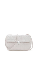 Women's Ecru Quilted Crossbody Bag | Derimod