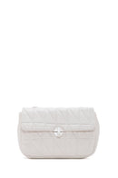 Women's Ecru Quilted Crossbody Bag | Derimod