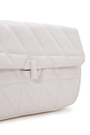 Women's Ecru Quilted Crossbody Bag | Derimod