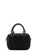 Women's Black Quilted Crossbody Bag | Derimod