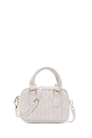 Women's Beige Quilted Crossbody Bag | Derimod