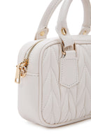 Women's Beige Quilted Crossbody Bag | Derimod