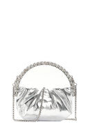 Kadın Gümüş Taşlı El Çantası | Derimod