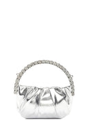 Kadın Gümüş Taşlı El Çantası | Derimod