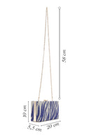 Women's Blue Stone Handbag | Derimod