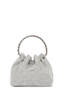 Women's Silver Stone Handbag | Derimod