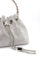 Women's Silver Stone Handbag | Derimod