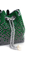 Kadın Yeşil Taşlı El Çantası | Derimod