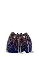 Kadın Mavi Taşlı El Çantası | Derimod